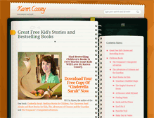 Tablet Screenshot of karencossey.com